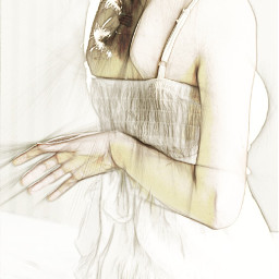 body model sketch drawing portrait